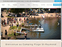 Tablet Screenshot of campingplagestraymond.com